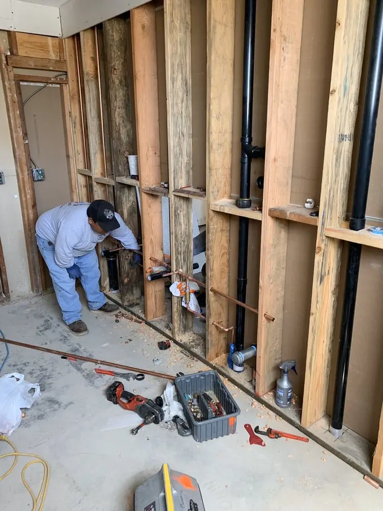 Commercial rough-in plumbing for Gas Line Repair in Provo